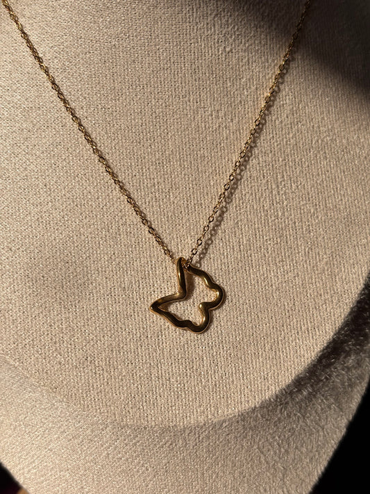 Collar de mariposa