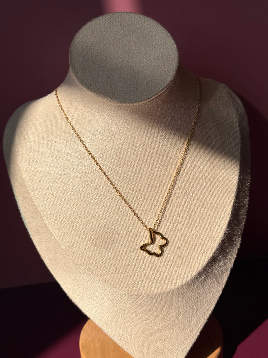 Collar de mariposa