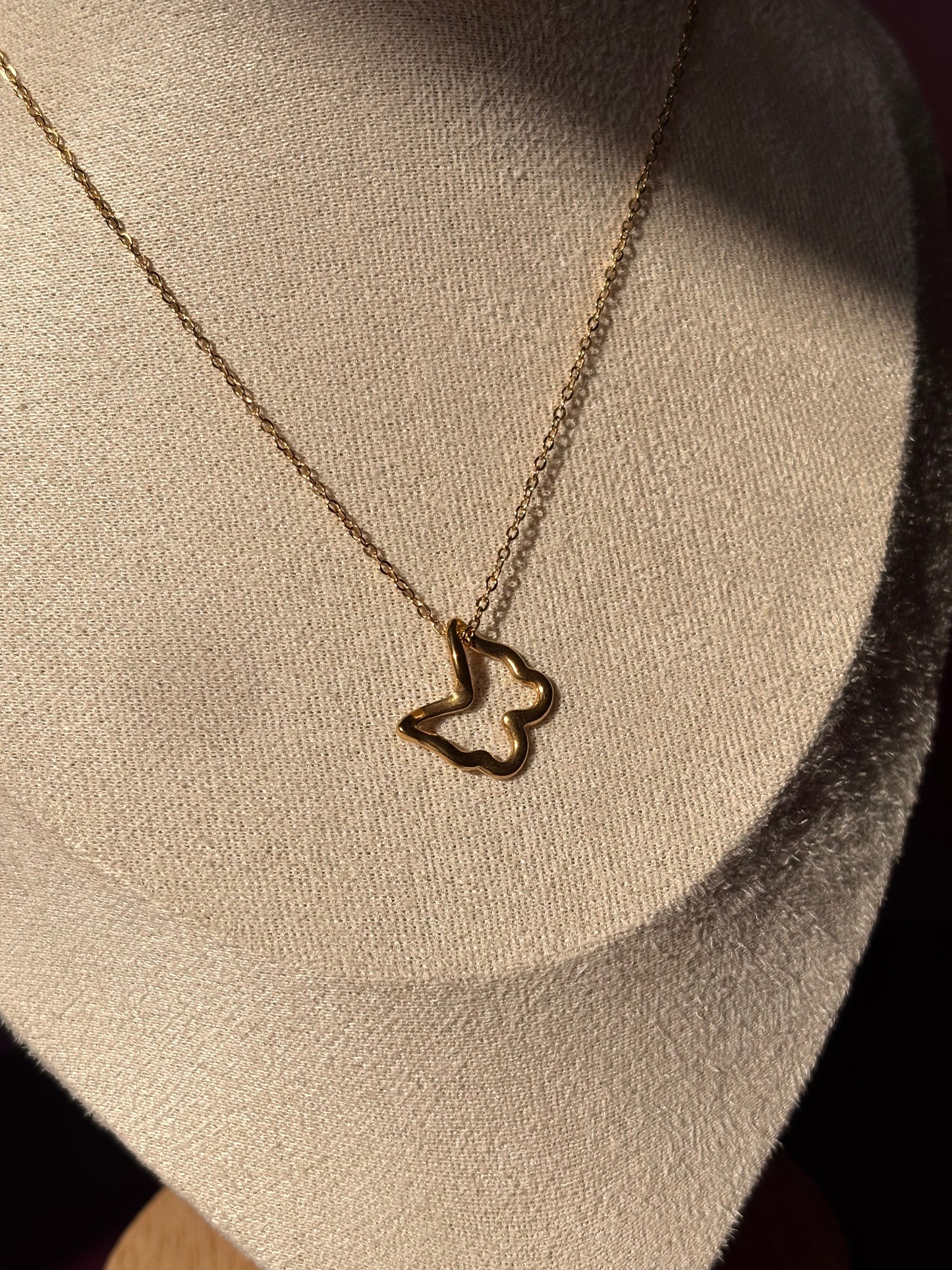Collar de mariposa