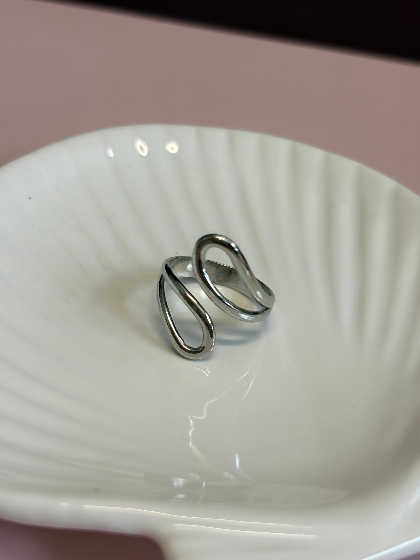 Anillos plateados