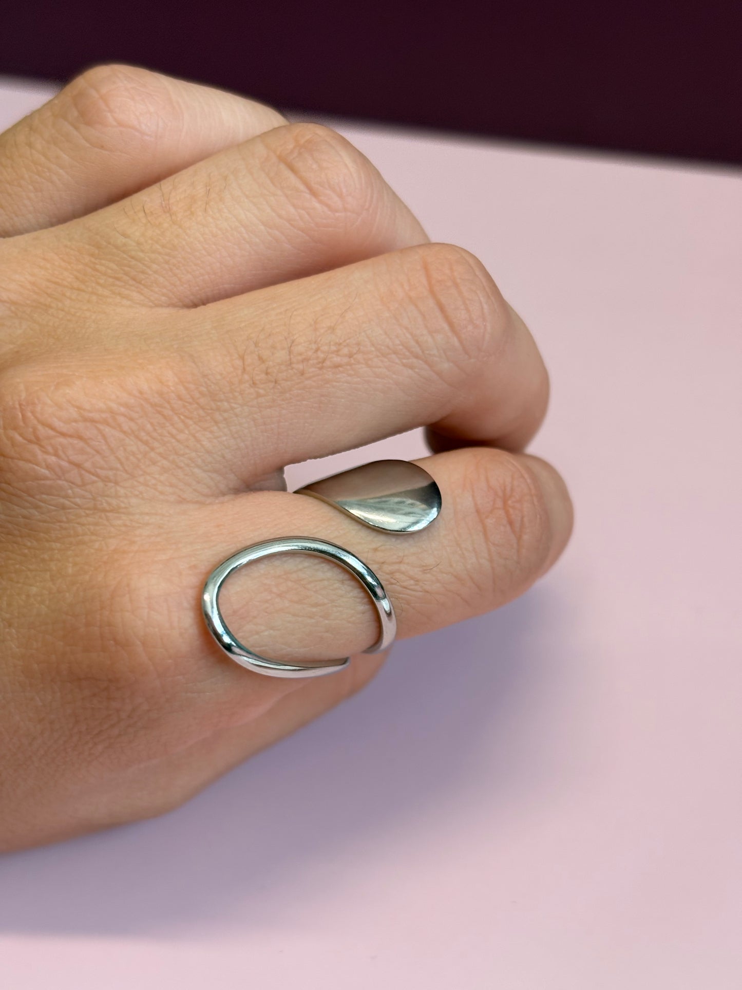 Anillos plateados
