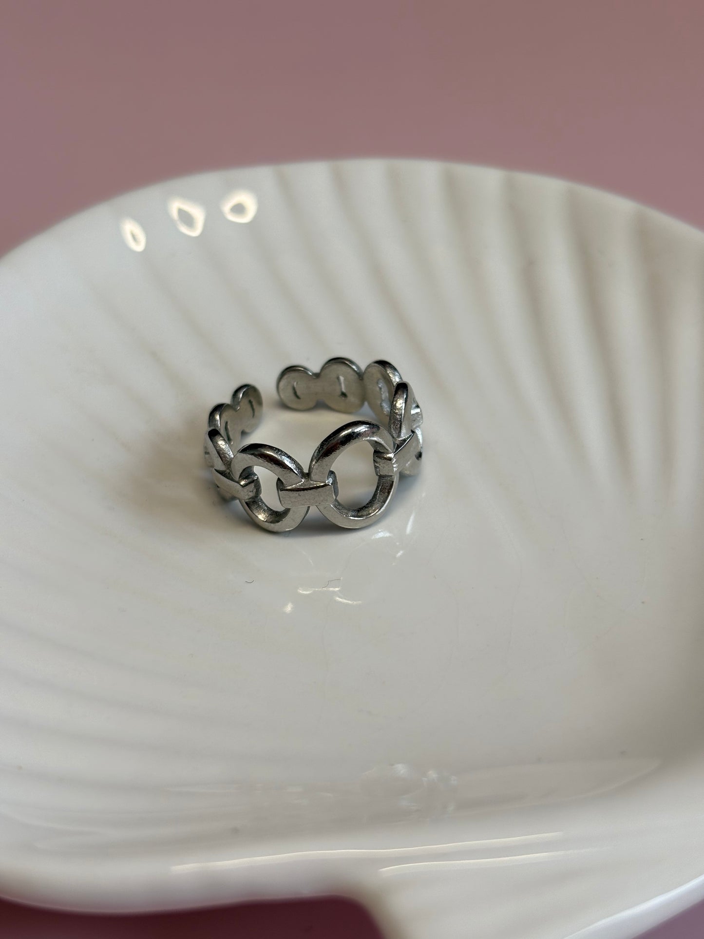 Anillos plateados