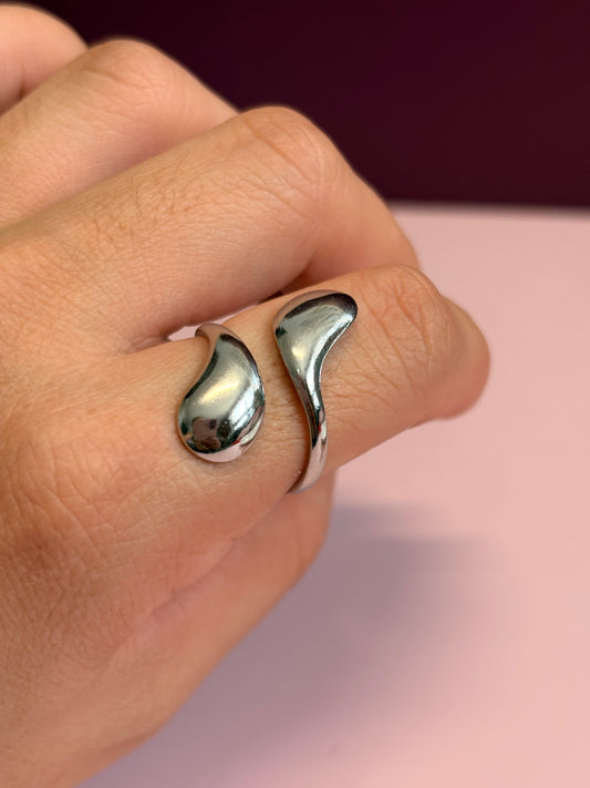 Anillos plateados