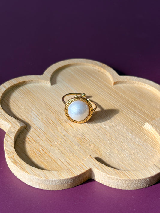 Anillo perla