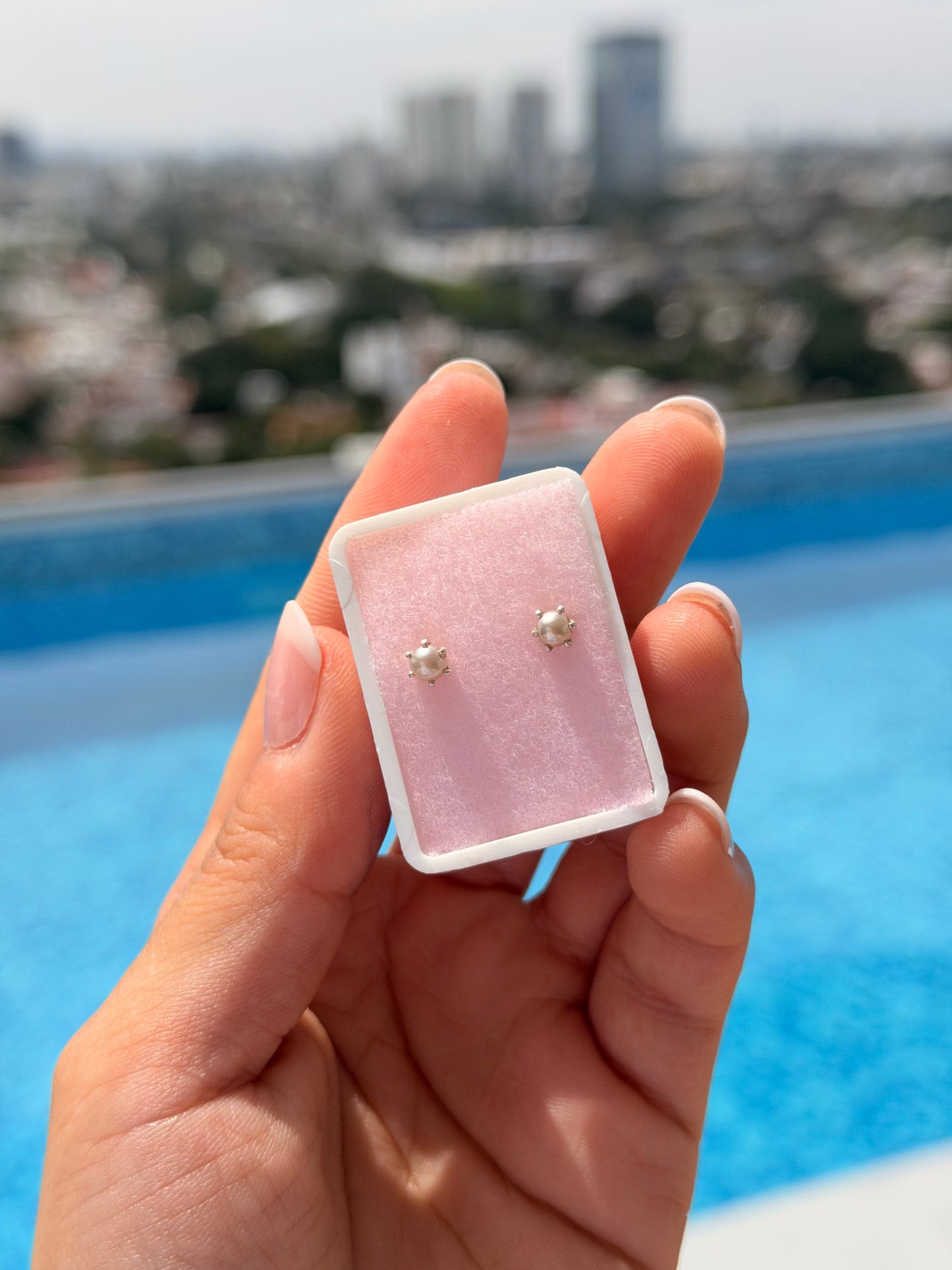 Arete de perla
