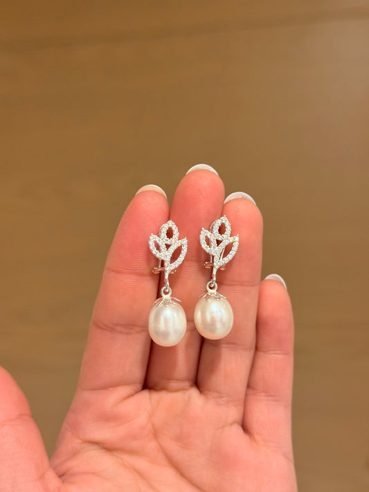 Pendientes Perla De laboratorio