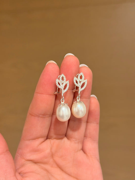 Pendientes Perla De laboratorio